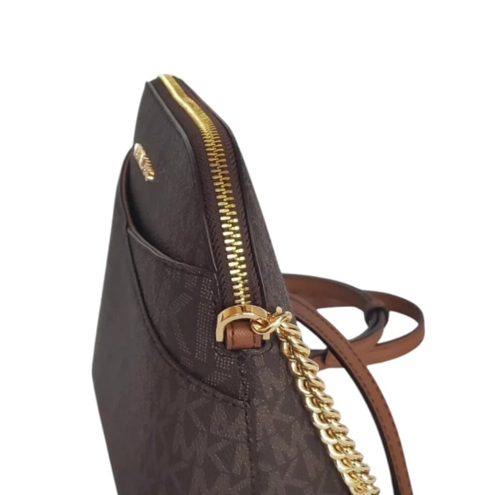 MICHAEL KORS  Jet Set Travel  medium  logo Dome  crossbody Bag NWT - Picture 4 of 7